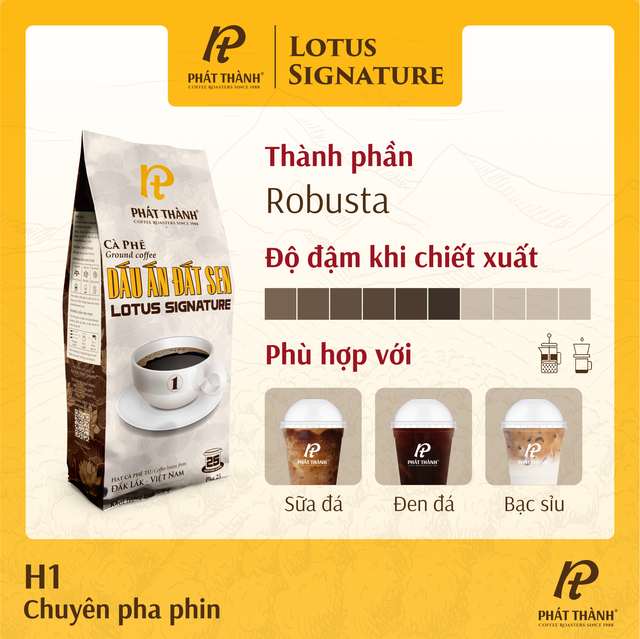 Cà phê Lotus Signature H1