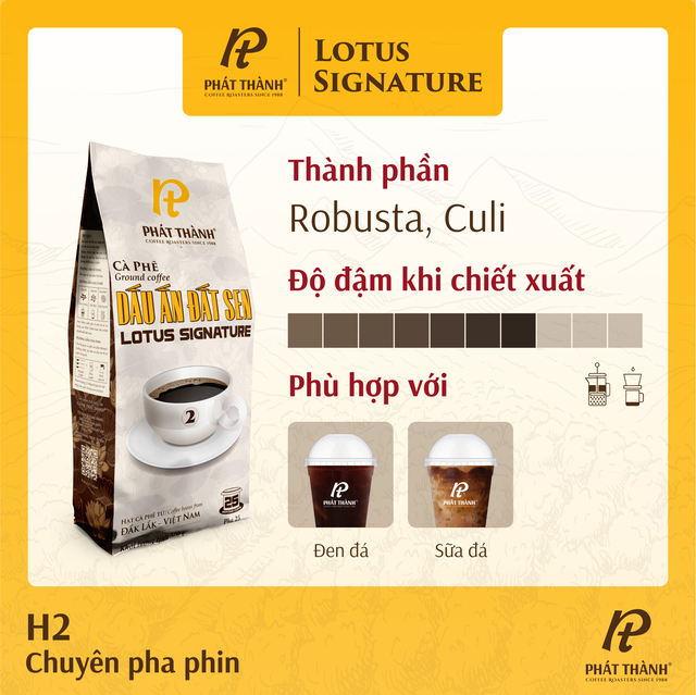 Cà phê Lotus Signature H2