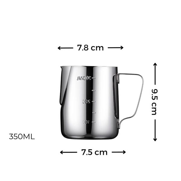 Ca đánh sữa inox 350ml